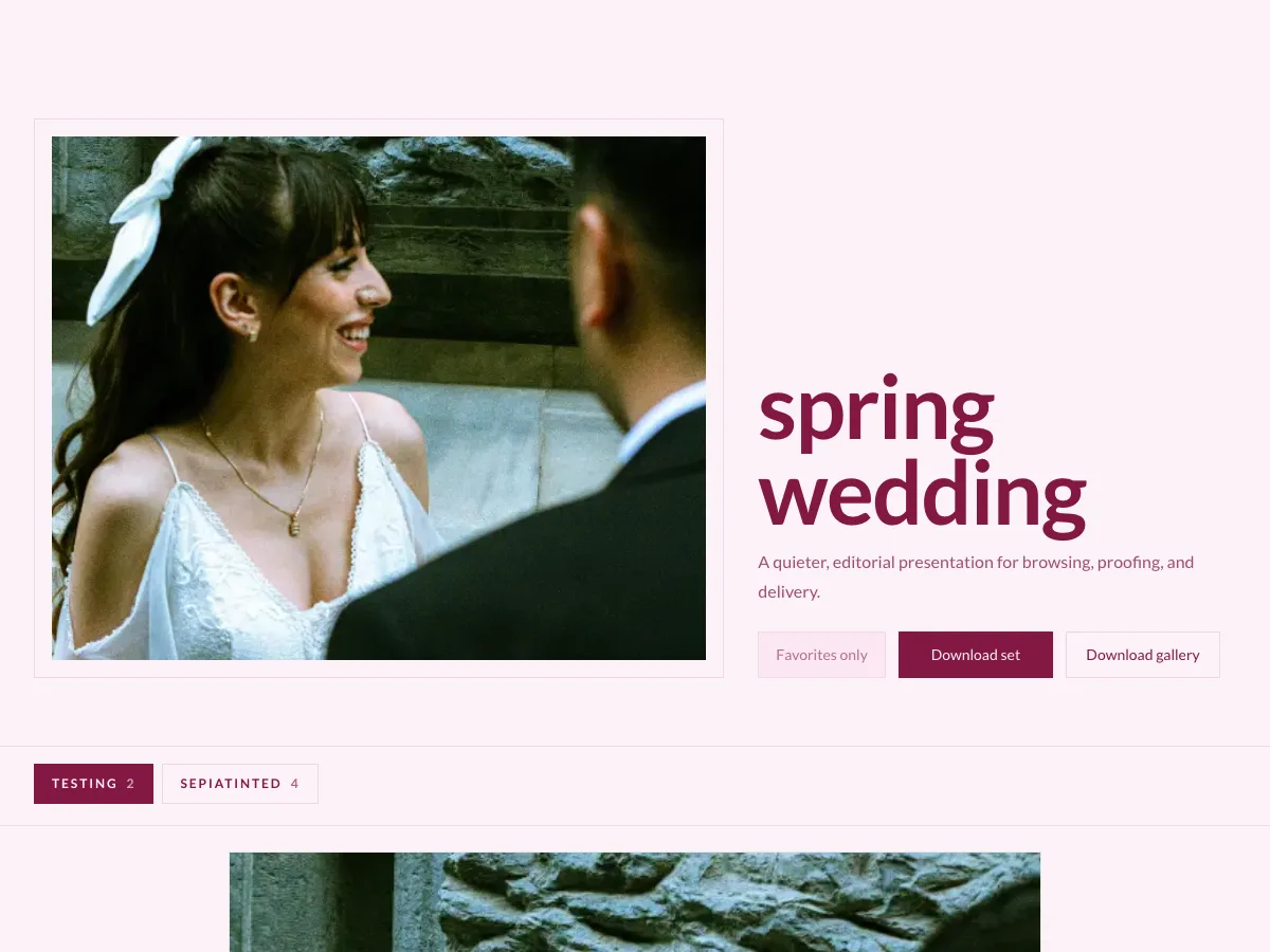 Spring Wedding gallery preview