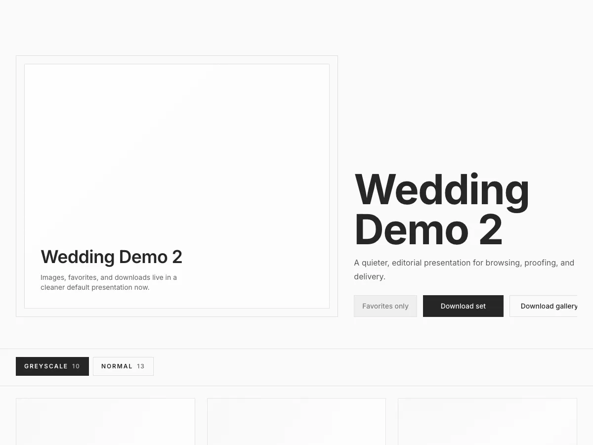 Wedding gallery preview
